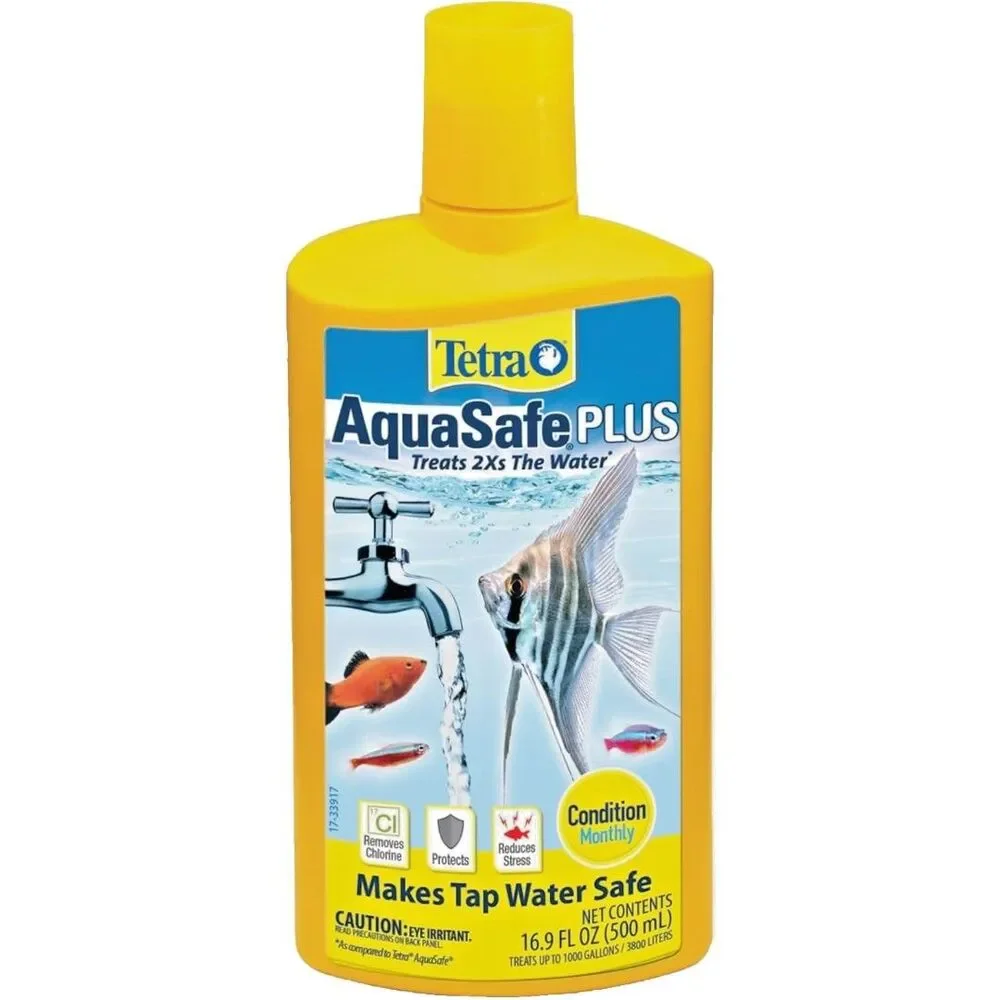Tetra AquaSafe Plus 16.9 Ounces Aquarium Water Conditioner & Dechlorinator 11/26
